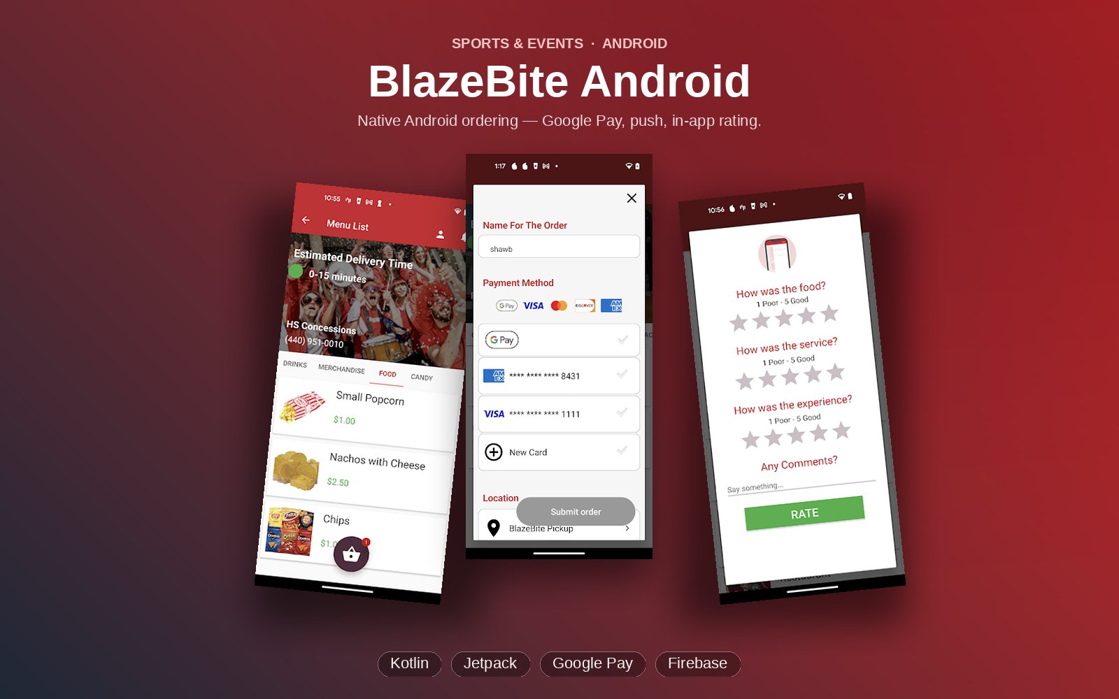 BlazeBite Android live screenshot